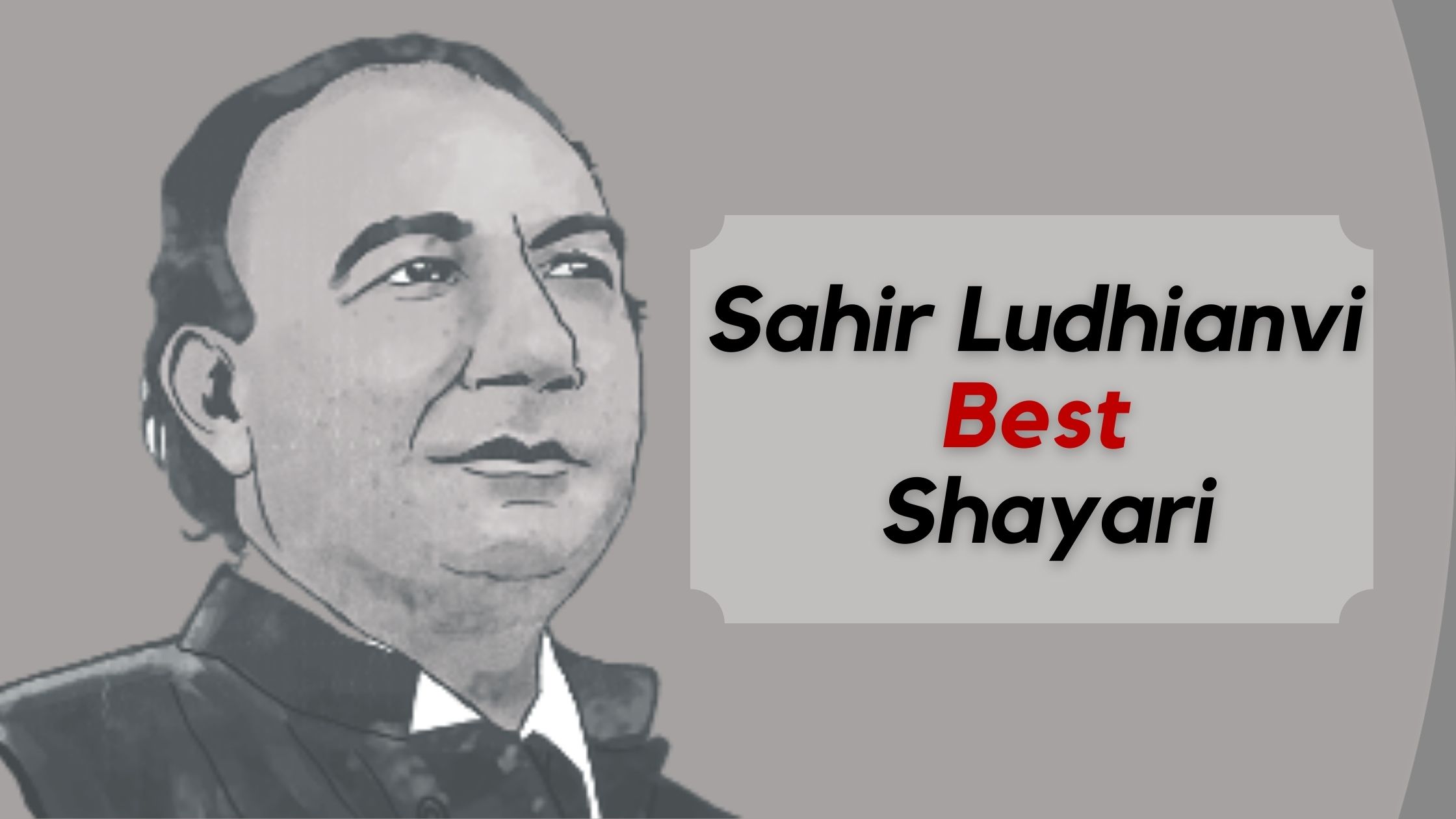 sahir ludhianvi shayari and poetry in hindi